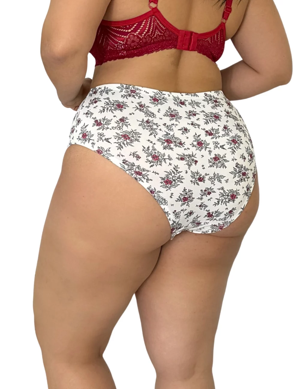 calcinha cintura alta senhora plus size
