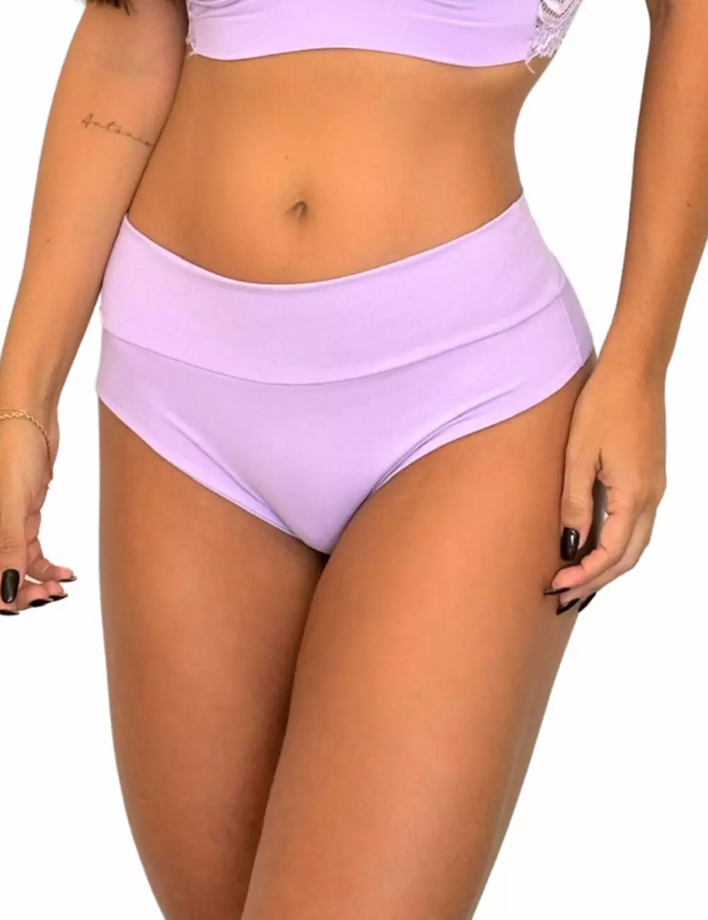 Calcinha cós alto fio duplo cos Conforto