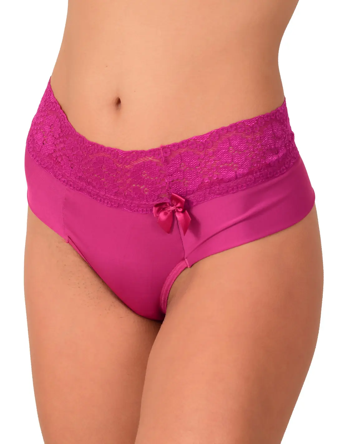 Kit 5 Calcinha Fio Dental Duplo com Renda Jaipur KIT 5 CALCINHAS FIO DENTAL DUPLO MICROFIBRA E RENDA - K5-TGSMF006