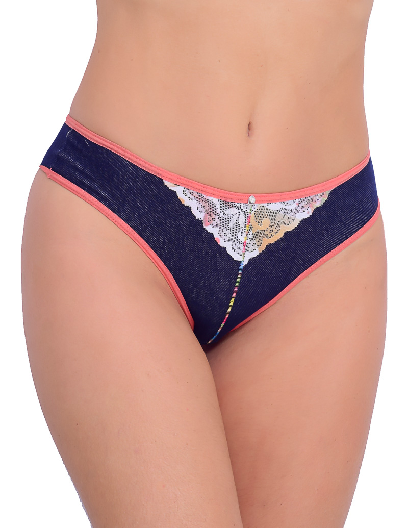 Calcinha de Viscolycra com Renda na Frente - CALLY003 CALCINHA VISCOLYCRA COM RENDA NA FRENTE - CALLY003