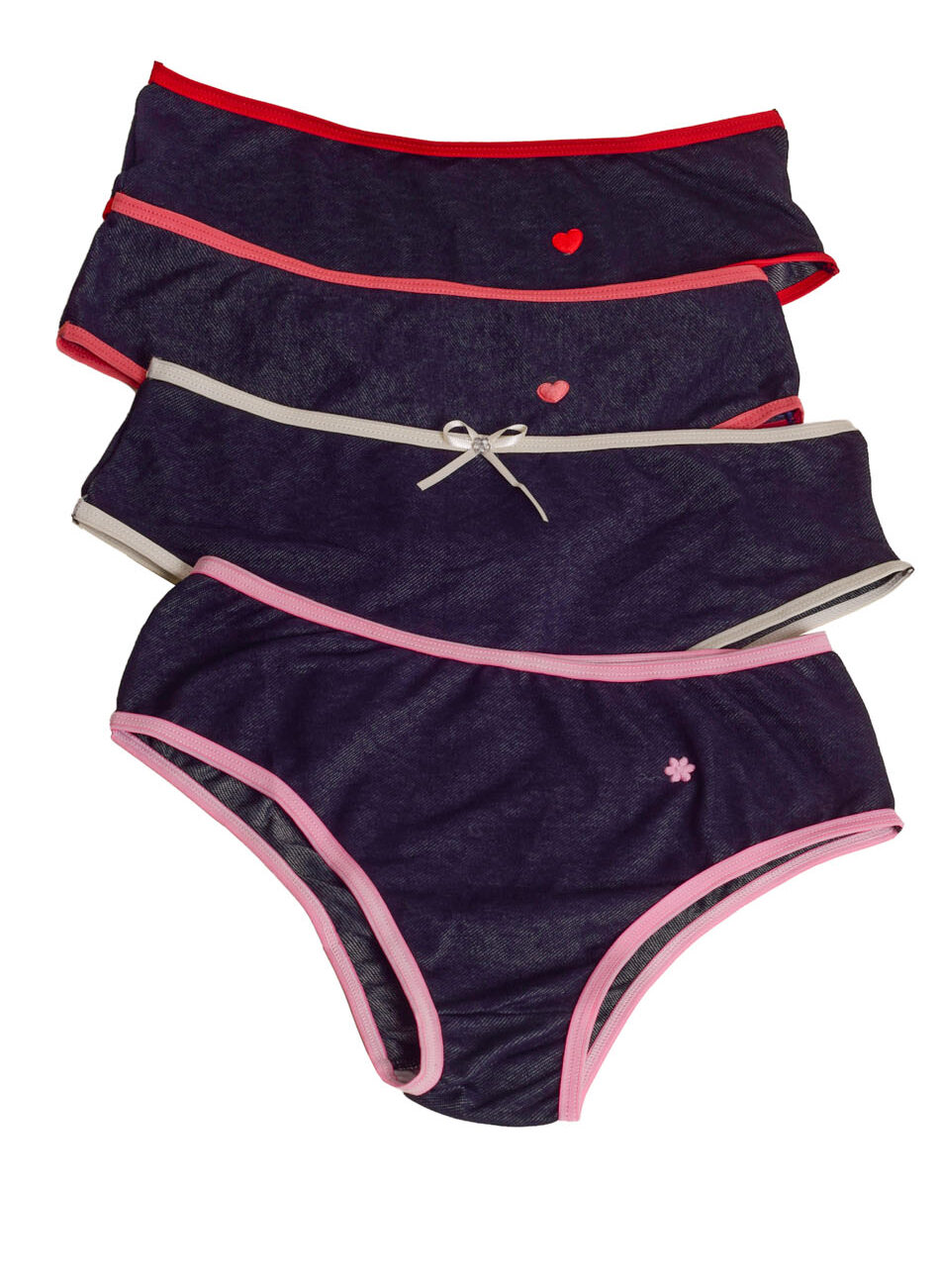 CALCINHA CONFORT VISCOLYCRA JEANS - CALLY004