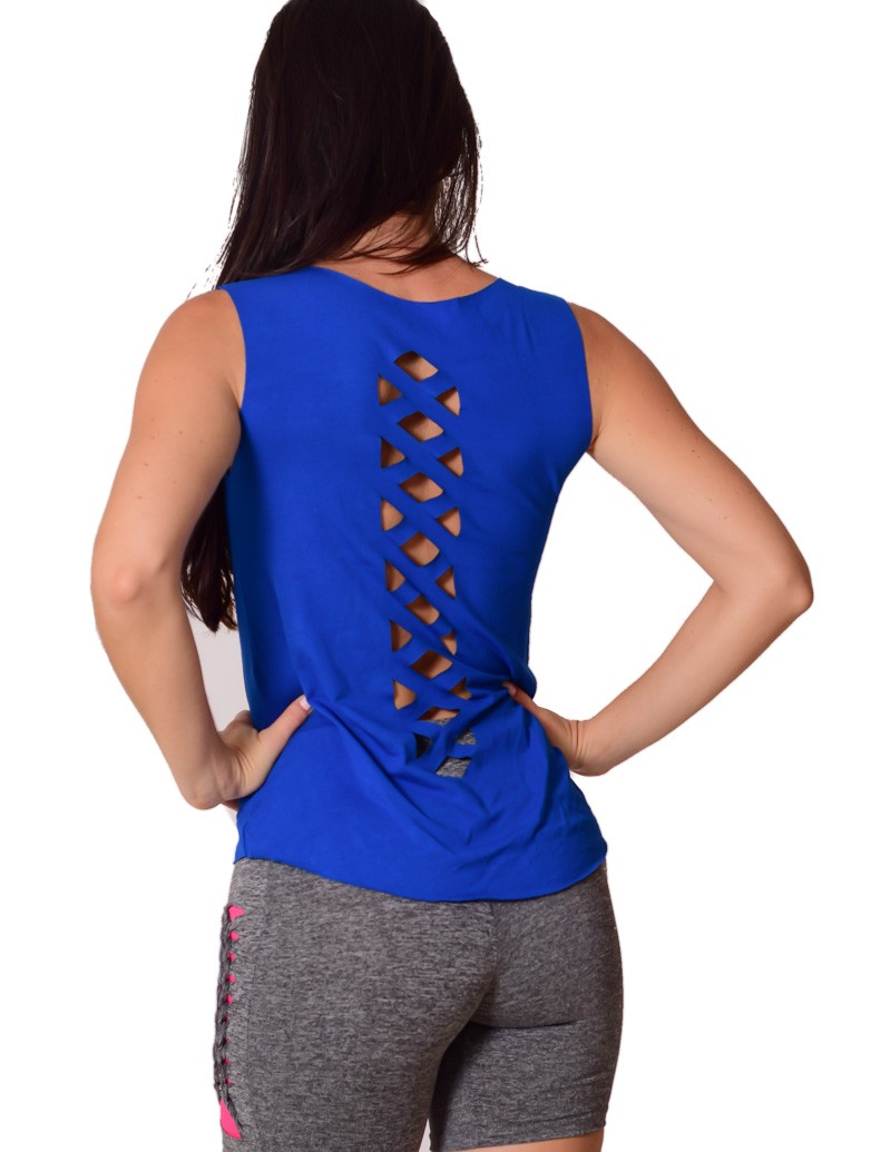 Camiseta Fitness Lisa Recorte a Laser - FITCM003 CAMISETA FITNESS LISA RECORTE A LASER - FITCM003