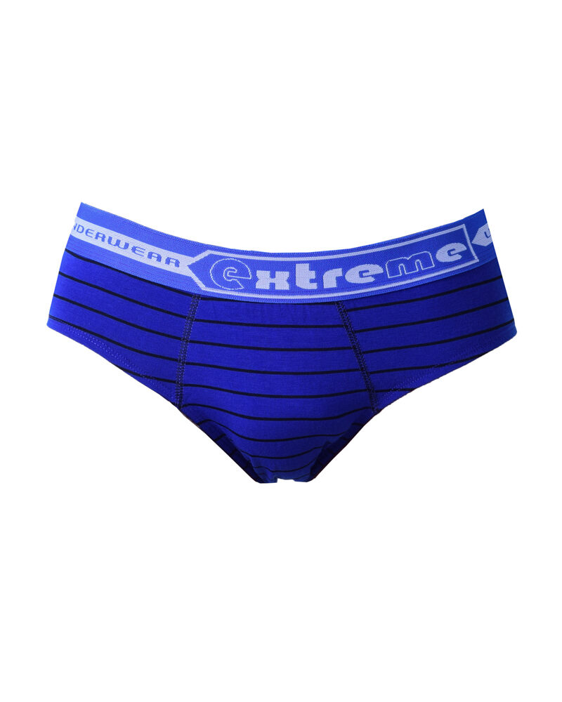 CUECA SLIP EM MALHA LISTRADA - CUEAL004